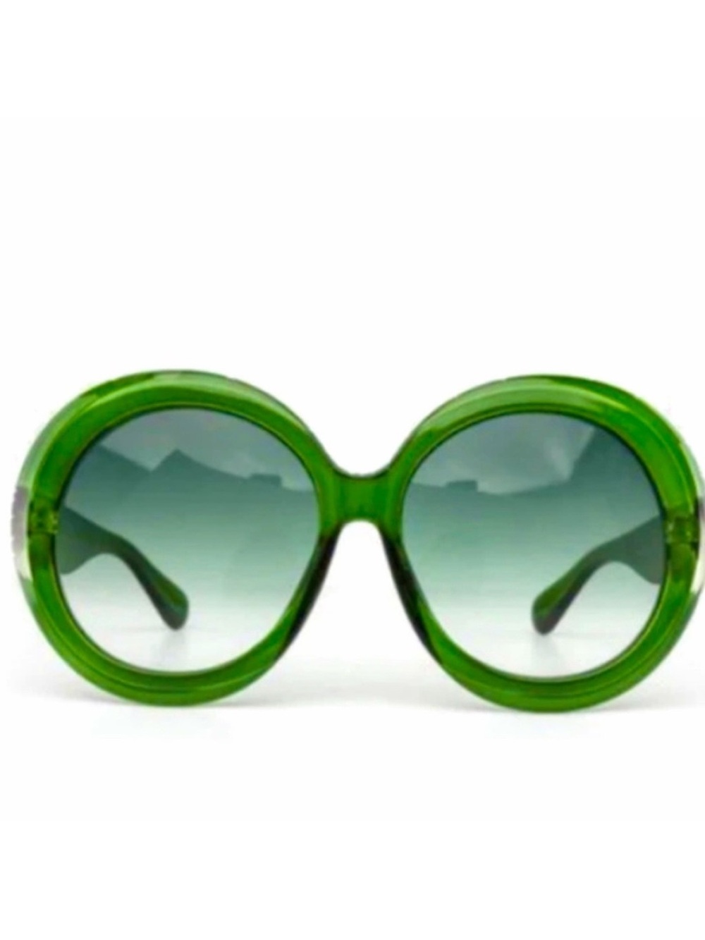 🍋2/$30 The Jackie O Oversized Round Sunglasses in Emerald Green
